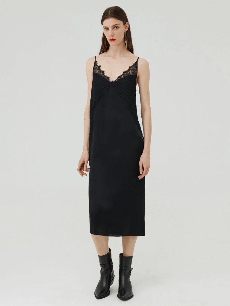 Marella Black Lingerie Dress Size 10